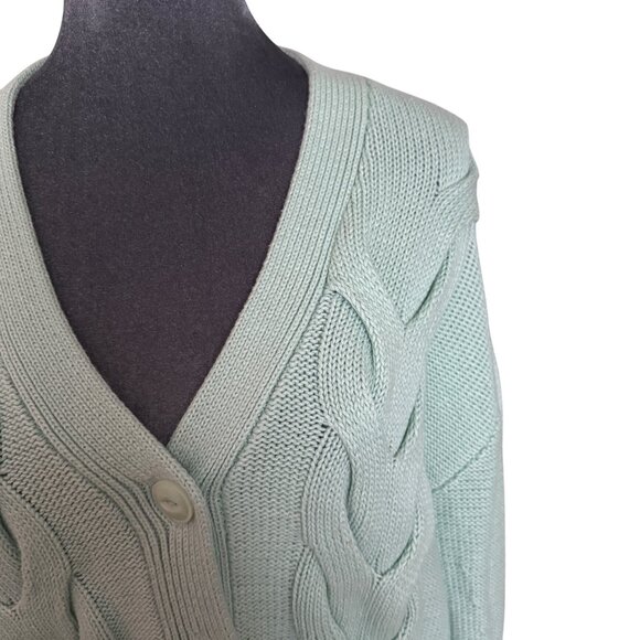 Rag & Bone Womens Cable Knit Cardigan Sweater S/P - Picture 3 of 7